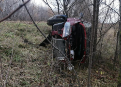Машину перевернуло от удара: пьяный водитель устроил аварию в Воронежской области