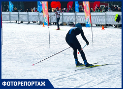 Массовый лыжный забег устроили воронежцы в "Олимпике"