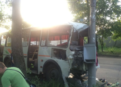 В Воронеже столкнулись два автобуса, заполненные пассажирами