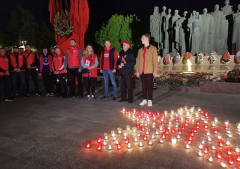 Частицу Вечного огня из Москвы доставили перед 9 мая в Воронеж