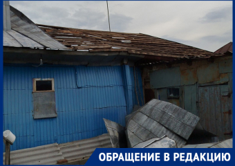 Ураган сорвал крышу над головой у воронежской пенсионерки