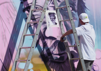 Восхитительный «Город-Сад»: единство граффити и искусства икебаны