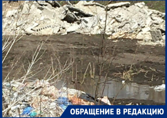 Об уничтожении реки строительным мусором рассказали в Воронежской области