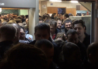 Чудовищная давка на концерте "Ленинграда" в Воронеже попала на видео