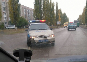 Под Воронежем водители сообщили о ДТП с участием полицейского патруля