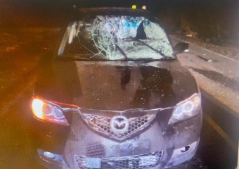 Пьяного пешехода сбил водитель Mazda на воронежской дороге 
