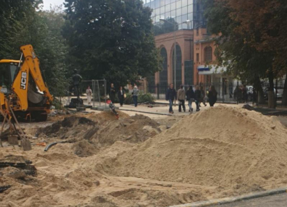 Выполнение работ по благоустройству может затянуться на «Воронежском Арбате»