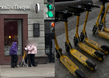 Вместо подснежников: в Воронеже с приходом тепла зацвели бутоны самокатчиков