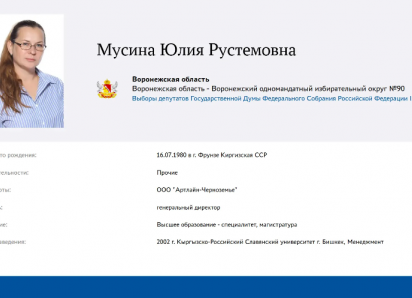 Продавец дверей отворила ворота праймериз по выборам в Госдуму в Воронежской области