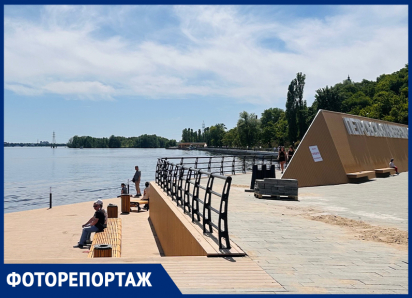 Как выглядит Петровская набережная за несколько дней до открытия в Воронеже