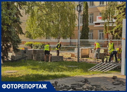 Как выглядит старт многомиллионного обновления воронежского Арбата 