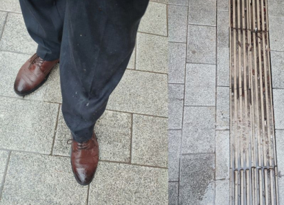 Ремонт тротуара на улице 25 Октября подарил горожанам уникальные сухие фонтаны