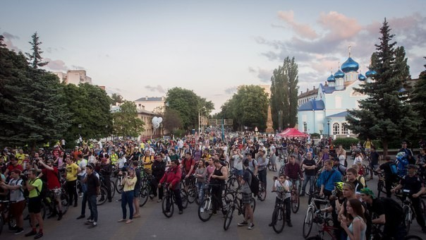 Шестая «Велоночь» в Воронеже превратится в фестиваль «Велогород»