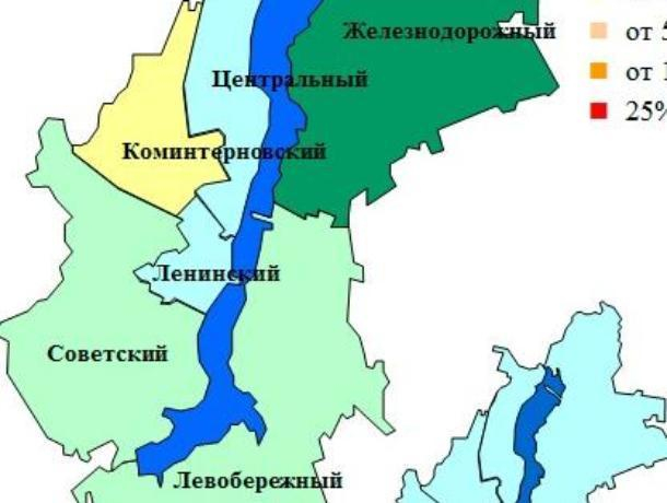 Самый криминальный район назвали в Воронеже