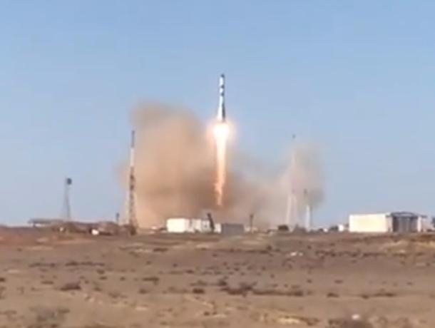 На видео попал запуск ракеты с воронежским двигателем