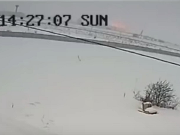 Опубликовано видео крушения Ан-148 воронежского производства