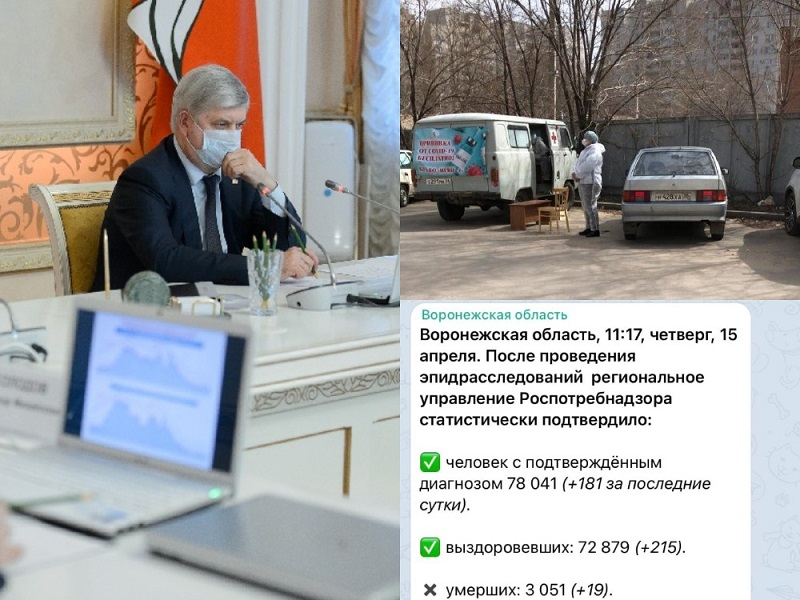 Коронавирус в Воронеже: +181 зараженный, 19 смертей и усиление контроля за масочным режимом