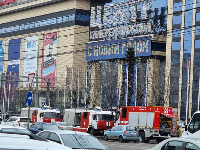Пожар в кафе привел к эвакуации посетителей «Галереи Чижова» в центре Воронежа