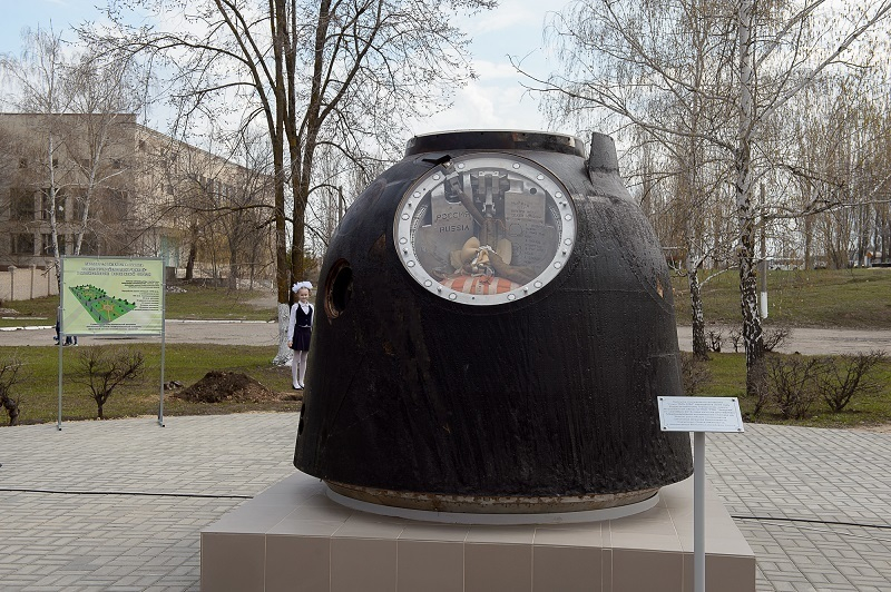 Капсулу космического корабля «Союз» установили в Воронежской области