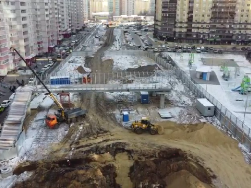 Масштабы строительства новой дороги за 1,7 млрд руб показали с воздуха в Воронеже