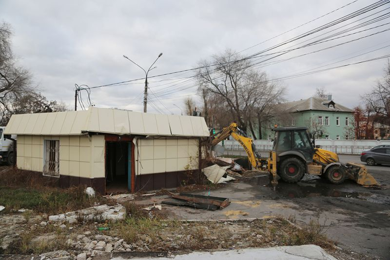 Названо количество киосков и павильонов, которые уничтожат в декабре в Воронеже