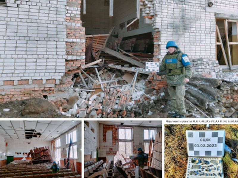 Опубликовано фото последствий обстрела укронацистами подшефного поселка Воронежской области