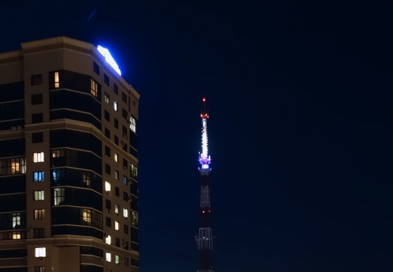 До конца года Воронежская телебашня начнет светиться российским триколором