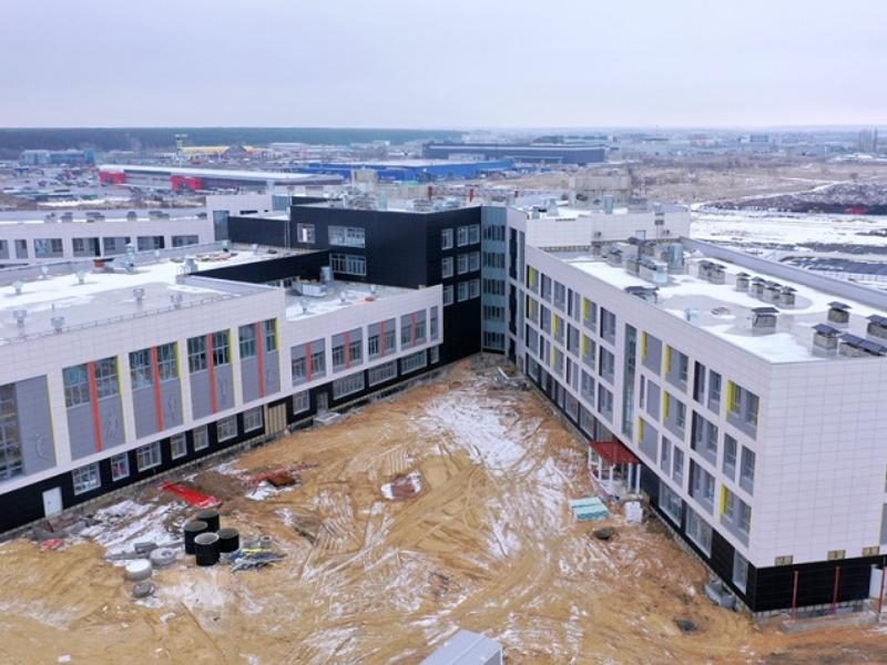 Новую школу №107 на Остужева должны достроить к новому учебному году в Воронеже