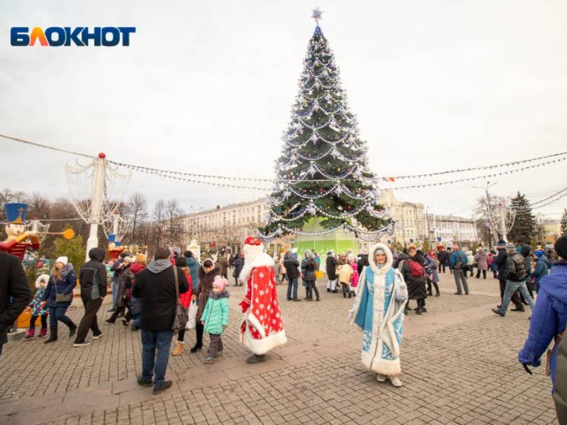 Новогодние гуляния на площади Ленина отменили в Воронеже