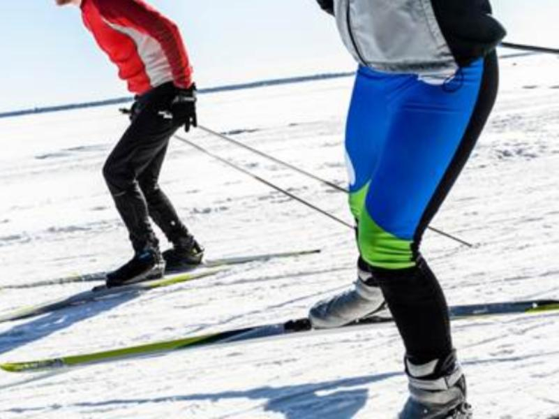 Лыжники провалилась под лед Воронежского водохранилища