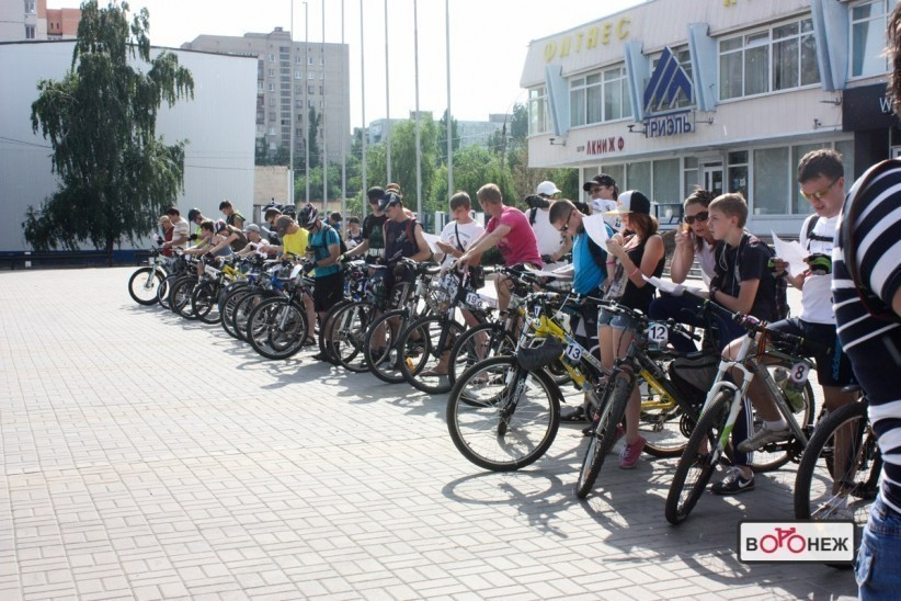 Воронежские велосипедисты приняли участие в велокроссе Ride-Park