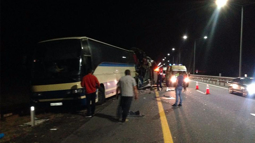 Стали известны подробности страшной аварии с автобусами под Воронежем