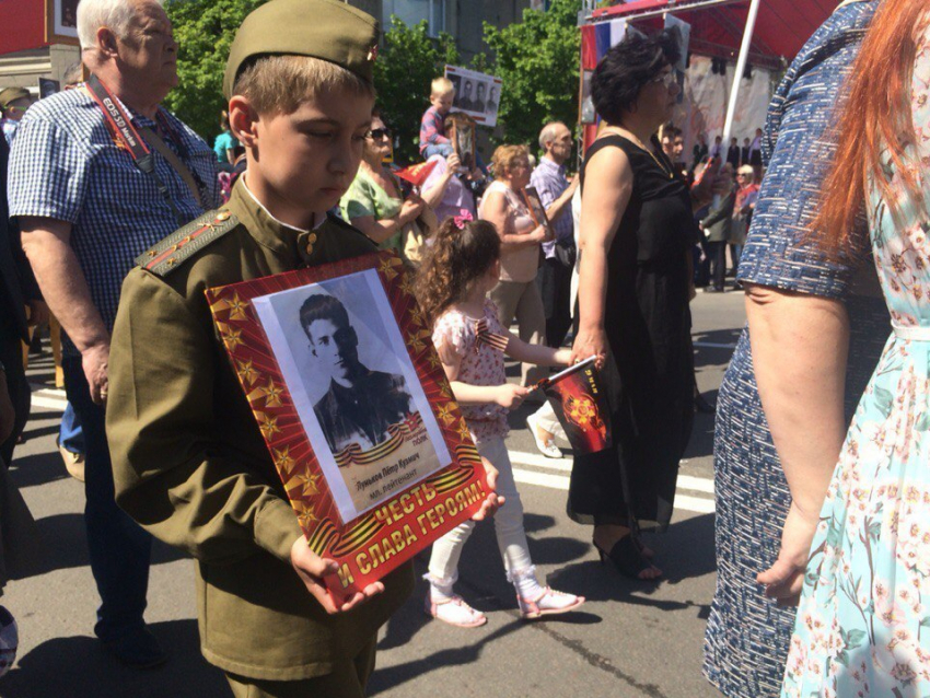 Колонна «Бессмертного полка» в Воронеже собрала около 40 тысяч горожан