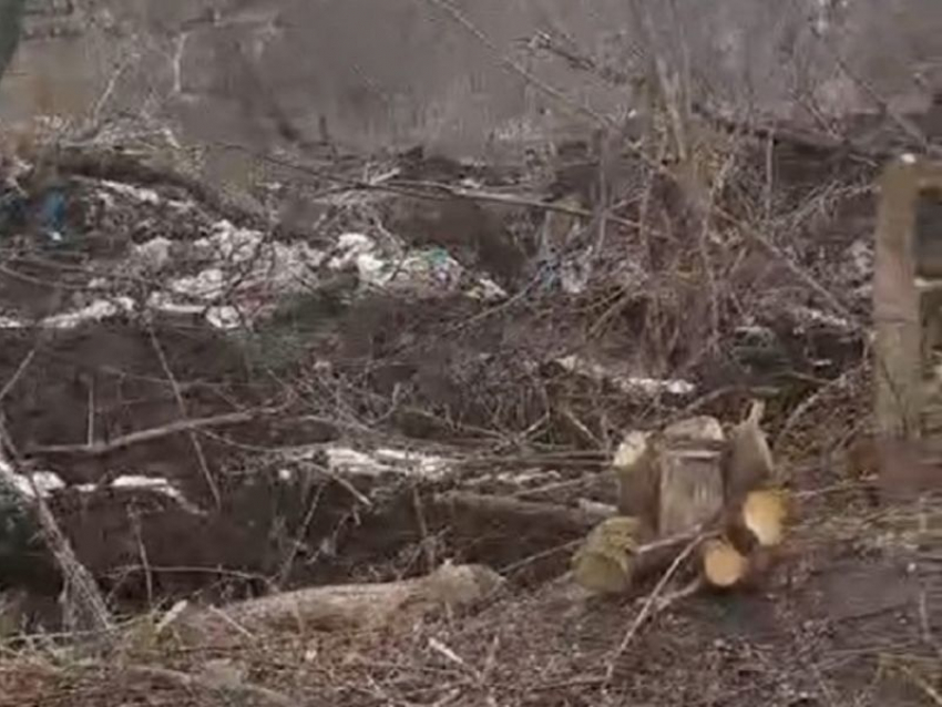 Оползень уничтожил надворные постройки и нежилой дом в Воронежской области