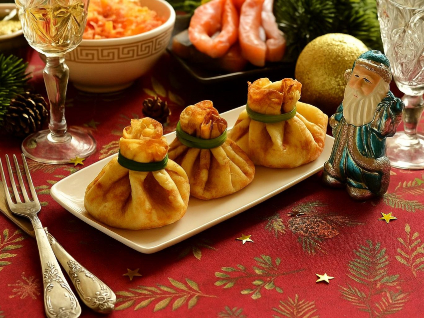 Что приготовить к Новому году: блюдо «Мешок Деда Мороза"