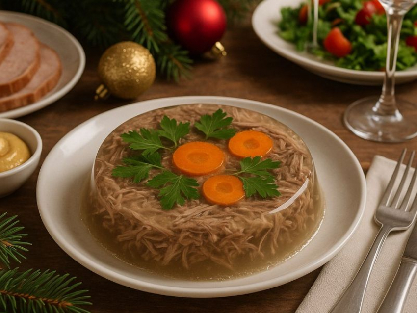 Что приготовить к Новому году: холодец из говядины на кости