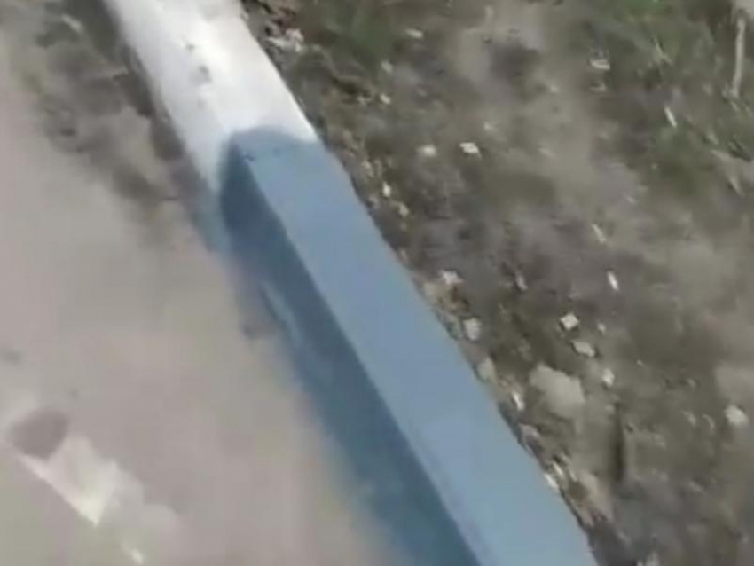 Новый дизайн бордюров высмеяли в Воронеже на видео