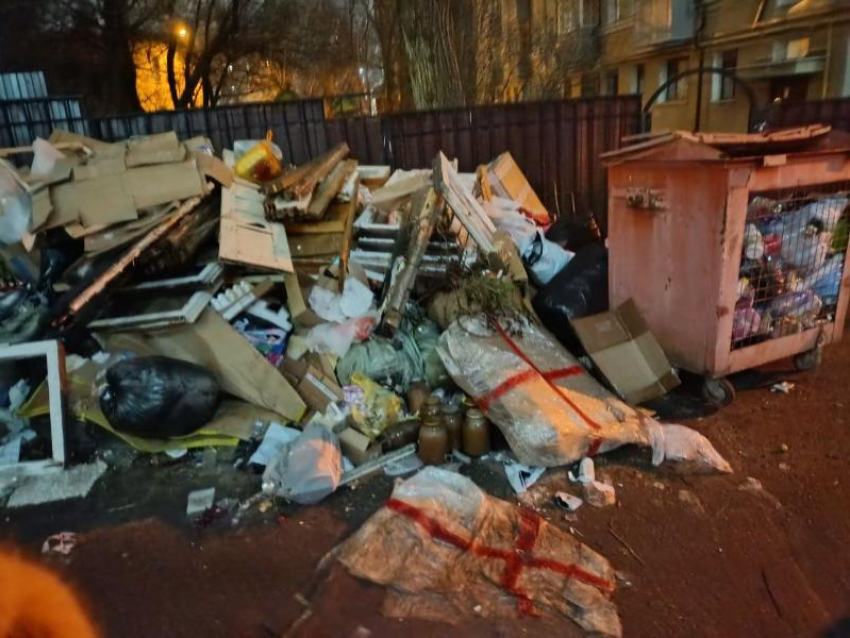 Улицу в честь воронежского героя превратили в свалку