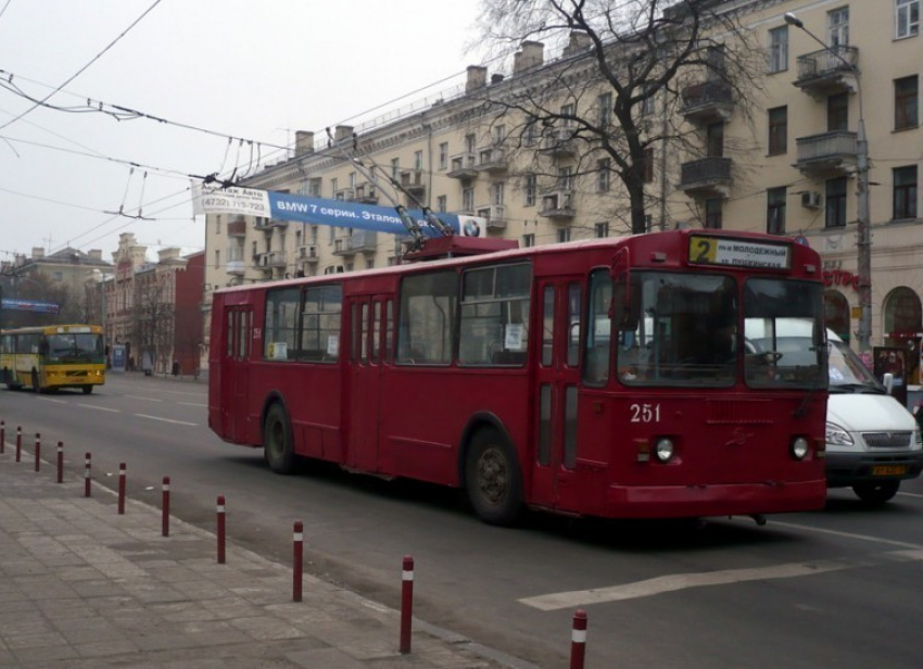 В Воронеже возродят троллейбусные маршруты №2 и №9