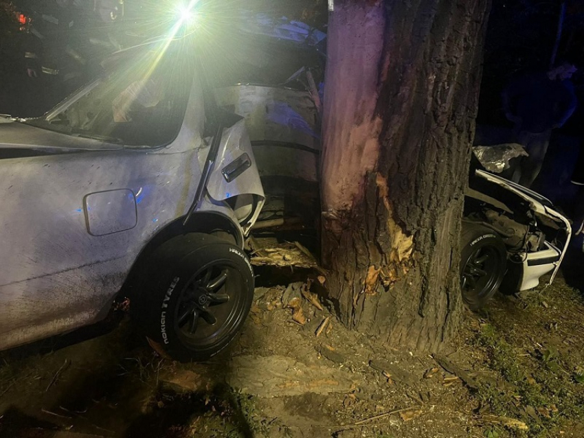20-летний водитель Toyota Mark погиб после столкновения с Audi и деревом в Воронеже