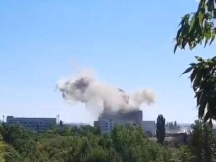 Опубликовано видео взрыва недостроенной атомной станции в Воронеже