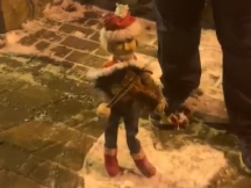  Кукольное поздравление с Новым годом попало на видео в Воронеже 