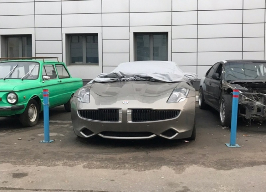 Уникальный для России автомобиль Fisker Karma нашли в Воронеже 