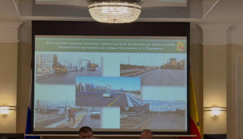 Вторую половину эстакады Остужевской развязки запустят в следующем месяце