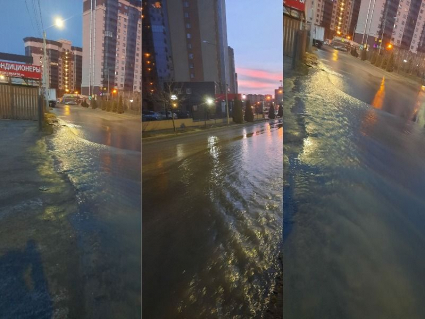 Лютый новогодний потоп устранили в Воронеже 