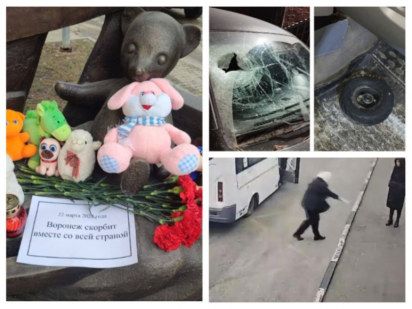 Главное в Воронеже: траур по погибшим в «Крокусе», опасность атак БПЛА и оторванный палец в маршрутке