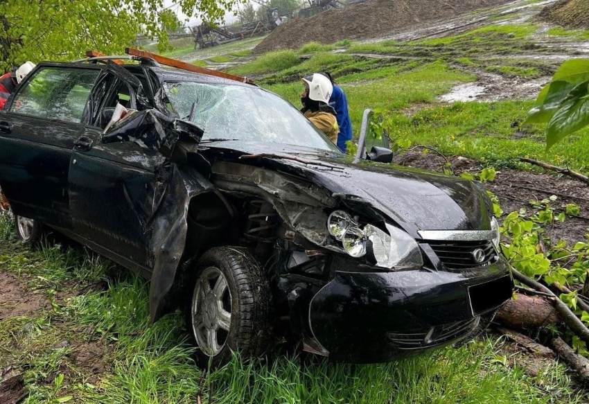Водитель погиб, протаранив прицеп в Воронежской области