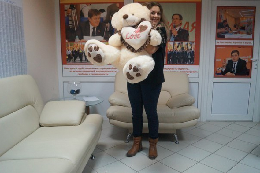Второй победитель фотоконкурса «Я люблю Воронеж!» получил медведя от главреда «Блокнота»