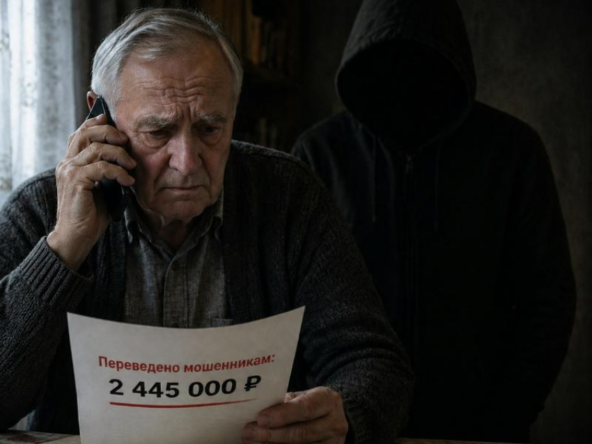 2,5 миллиона рублей отдал мошенникам пенсионер из Воронежа