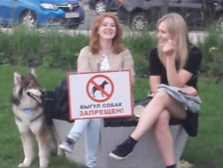 Протест против ограничений показали на фото с двумя воронежскими девушками